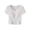 White, variant on Nestiefly Womens Short Sleeve Shirts with Built in Bra V Neck Basic Tee Tops Summer Athletic Workout Yoga Padded Shirts Coffee L