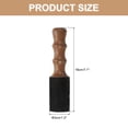 thumbnail image 2 of Uxcell Singing Bowl Mallet Strike Leather Stick Brown Sound Bowl Drum Stick for Meditation Yoga Relax, 2 of 5