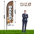 thumbnail image 2 of QSUM Panaderia Sign Feather Flag with Pole Kit,7FT Panaderia Decoration Display, Panaderia Business Sign,Panaderia Swooper Flag，Advertising Flag, 2 of 7