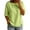 Green, variant on TGSLY Boat Neck 3/4 Sleeve Tops for Women Lightweight Soft Side Split Hem Solid Color Shirts Loose Fit Dressy Casual Fashion Basic Blouses L