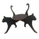 thumbnail image 5 of Estante decorativo de esquina de madera con silueta de gato para plantas, para uso en interiores y exteriores. Negro, 5 of 9