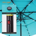 thumbnail image 5 of ACEGOSES 10FT LED 3-layer Patio Umbrella with UPF50+, Tilt Function, and Wind-Resistant Design——Experience Outdoor Comfort, Lake Blue, 5 of 6