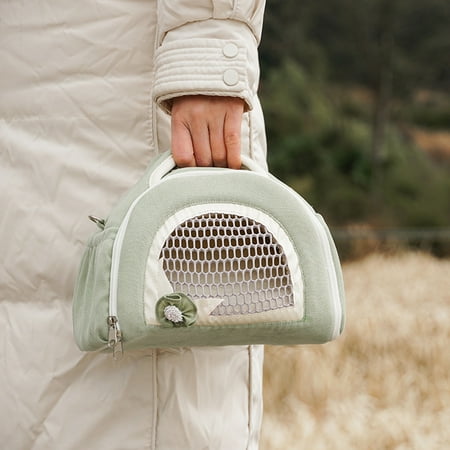 DovePro Pet Carrying Bag  Small Pet Carrier Bag Comfortable Pet Travel Tote Bag for Hamster Guinea Pig Rabbit