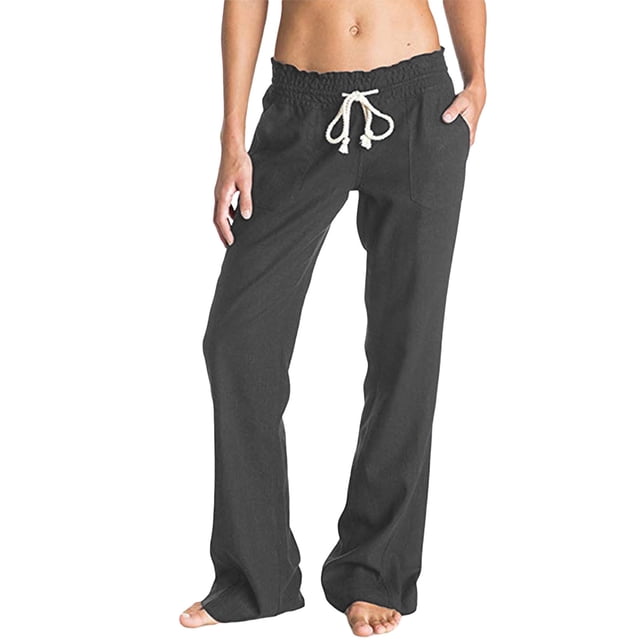 SAYOO Pantalones de piernas anchas para mujeres SAYOO moda