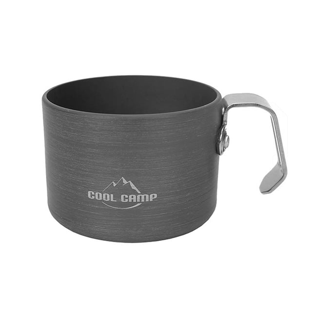 Irfora COOLCAMP, taza de aluminio ligera para exteriores, taza de agua para acampar, taza de café para acampar, gafas de barbacoa para Picnic, taza de té de viaje Irfora Copa de camping