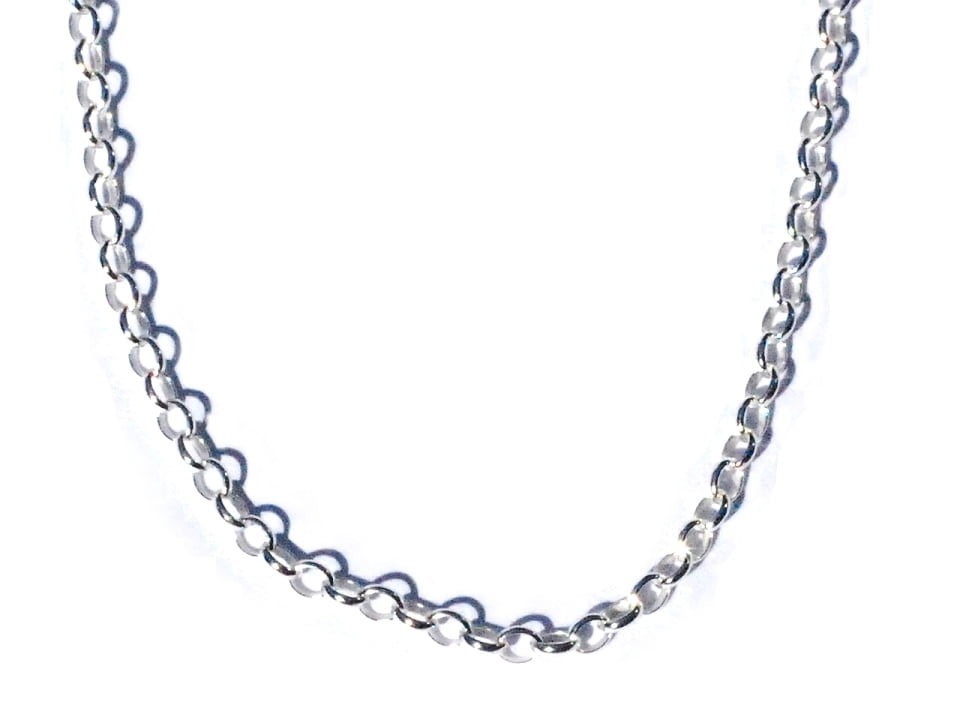 Sterling Silver 16 Inch Rolo 2.1mm Neck 