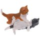 thumbnail image 4 of Figura de gato en miniatura Estatua de gato pequeño Cat Micro Landscape Decoración, 4 of 4