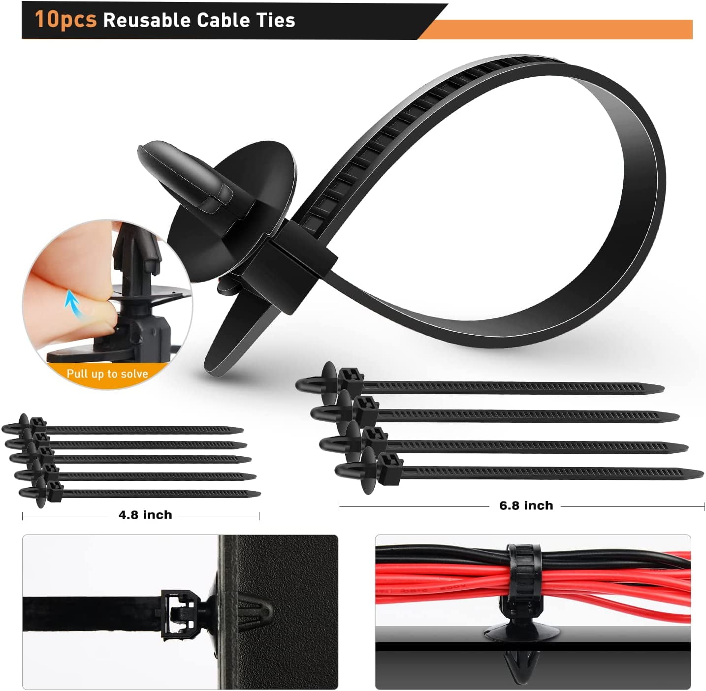 GOOACC 700Pcs Car Push Retainer Clips Auto Fasteners Assortment 30 Sizes Nylon Bumper Fender Rivets with 10 Cable Ties Fasteners Remover for Toyota GM Ford Toyota Honda Chrysler