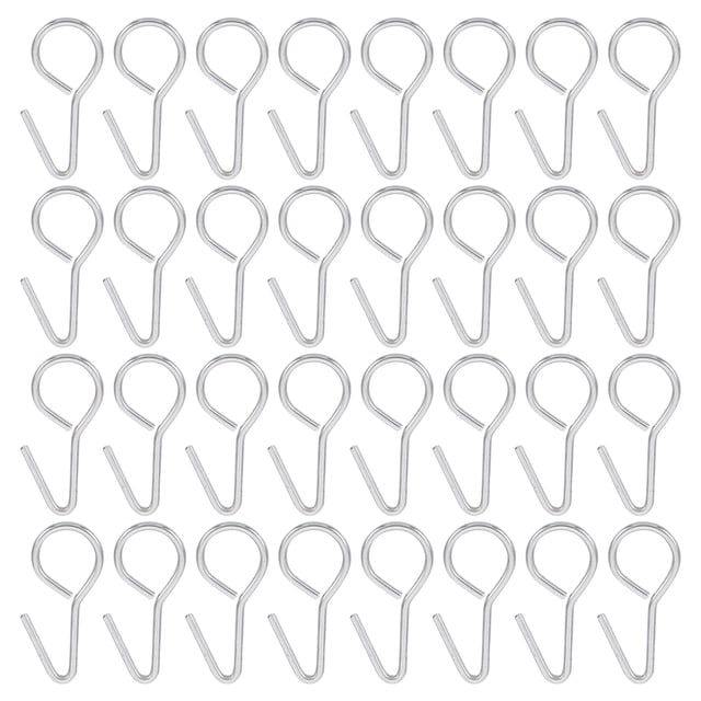 100pcs Multi-functional Car Seat Cover Fixing Hook S Shaped Seat Cover Fastener