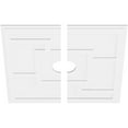 thumbnail image 2 of 40"OD x 6"ID x 14"C x 1"P Knox Architectural Grade PVC Contemporary Ceiling Medallion, Two Piece, 2 of 11