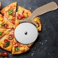thumbnail image 3 of FHBVT Stainless Steel Pizza Wheel Knife Circular Pizza Cutter Ergonomic Handle for Easy Cutting Food-Grade Blade with Protective Cover Ideal for Home Baking Pizza Making and Parties, 3 of 6