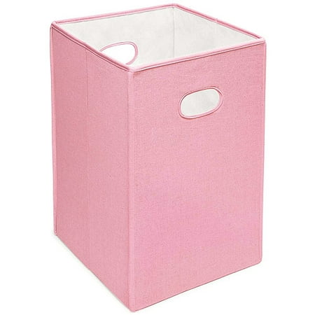 Badger Basket - Folding Hamper, Pink