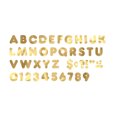 thumbnail image 2 of Gold Metallic 4" Casual Uc Ready Letters®, 2 of 3
