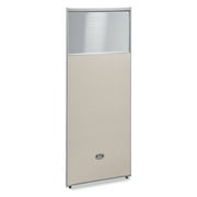 OFM RiZe Series Model PG6325 63" x 25" Vinyl Panel with Polycarbonate, Beige with Gray Frame