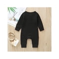thumbnail image 3 of Karuedoo Newborn Baby Boy Girl Knitted Romper Jumpsuit Solid Long Sleeve Legging Bodysuit Playsuit Clothes, 3 of 6