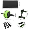 thumbnail image 2 of AB Wheel Roller Kit Abdominal Wheel Set with Push-Up Bar Jump Rope Hand Gripper Spring Exerciser and Knee Pad Home Gym Workout Equipment for Fitness Training, 2 of 8