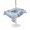 Royal Blue, Teal, White, variant on Outdoor Tablecloth with Umbrella Hole for Patio/Picnic/Party/Camping, Blue Crab Coastal Waterproof Table Cloth Rectangle Table Cover Washable, Summer Beach Coral Conch Shell (60"x 84")