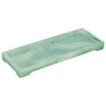 thumbnail image 2 of Resin Vanity Tray Toilet Tank Storage Tray Bathroom Counter Tray Perfume Tray Serving Tray Bathroom Vanity Tray for Tissues Candles Towel , Green, 2 of 8