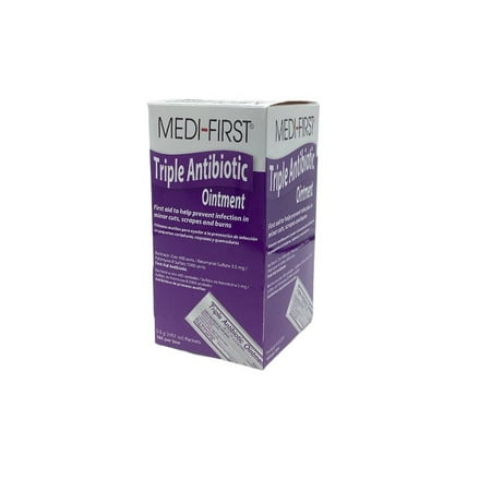 1440 Packets - Quick relief 0.5 g Triple Antibiotic Cream by Medi-First - MS-60772