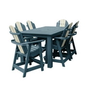 highwood® Hamilton 7pc Rectangular Counter Height Dining Set 72" x 42"