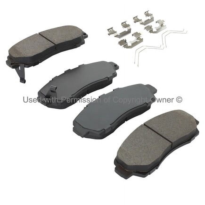 Mpa Electrical 1003-1089C Quality Built Disc Brake Pad Set Black Series,