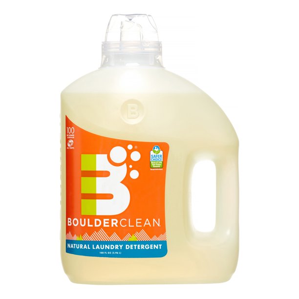 Boulder Clean Natural Laundry Detergent, Fresh Citrus, 100 Loads