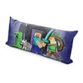 thumbnail image 3 of Minecraft Soft Plush Polyester Velboa Body Pillow for Kids, 3 of 4