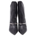 thumbnail image 2 of Pre-Owned Givenchy Bar Embellished Pointed Ankle Boots in Black Leather, 2 of 2