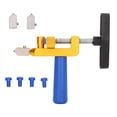 thumbnail image 2 of Glass Cutter Kit, Handheld Ceramic Tile Opener Ergonomic Handle Wear Resistant Easy To Operate With 2PCS Alloy Blades For Mirrors For Glazed Tiles, 2 of 8