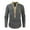 Grey, variant on AherBiu Shirts for Men Long Sleeve Button down Mock Neck Shirt Tops with Zipper Pockets Fall Casual Slim Fitted Shirt