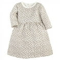 thumbnail image 4 of Hudson Baby Infant and Toddler Girl Cotton Dresses, Blush Rose Leopard, 3 Toddler, 4 of 4