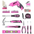 thumbnail image 2 of Juego de herramientas DIFFLIFE Pink de 126 piezas con bolsa de herramientas de 13 pulgadas para mujer, 2 of 7