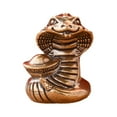 thumbnail image 3 of Estatua de serpiente, escultura de Animal, decoración del hogar, artesanías realistas, regalo, serpiente china, decoración de año Nuevo, centro de mes, 3 of 9