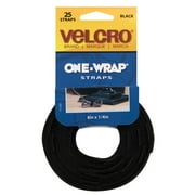 Velcro One-Wrap Strap, Black