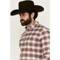 thumbnail image 2 of Cody James Men's Rush Plaid Print Long Sleeve Button-Down Stretch Western Shirt Ivory XX-, 2 of 4