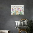 thumbnail image 5 of Farmhouse Bathroom Decor Wall Art Rustic Flowers Bathroom Pictures for Wall Colorful Floral Canvas Prints God Says You Are Modern Artwork Home Decoration for Bedroom Living Room 16"x12", 5 of 6