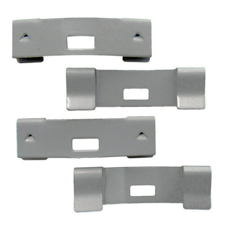 

spotblinds Vertical Blind Vane Savers - Replacement Clip Repair and Rehang - Easy Vertical Blind Repair Solution Vane Repair Kit (Silver 10 Pack)