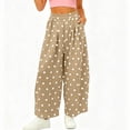 thumbnail image 2 of Levmjia Women's Plus Size Wide Leg Pants Polka Dot Print Casual Loose Fit Trousers with Pockets Elastic Waistband Flowy Pants for Summer, 2 of 6