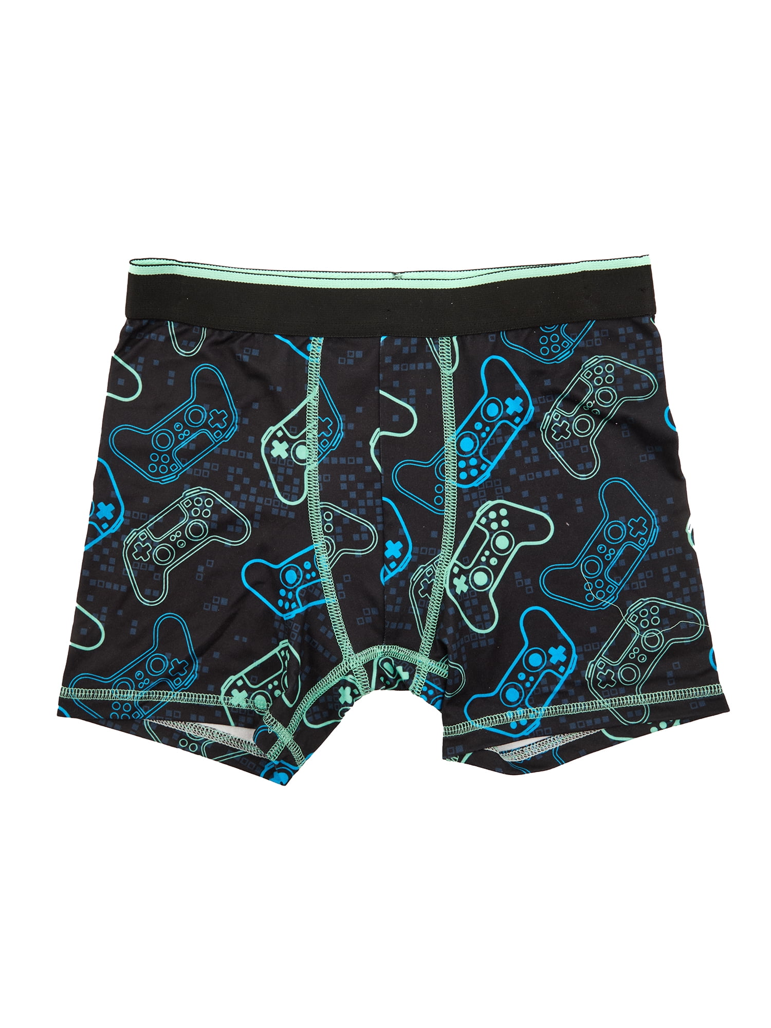 Wonder Nation Boys Boxer Brief Gaming Underwear, 4-Pack, Sizes S-XL