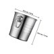 thumbnail image 2 of unbranded Cubeta Para Hielo Resistente A Oxidación De Acero Inoxidable Ideal Para Bares Y Ktv, 2 of 8
