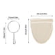 thumbnail image 5 of CHICIRIS COLADOR DE FILTRO DE BOLSA DE TÉ DE CAFÉ DE ALGODÓN REUTILIBLE CONALOS DE ACERO INOXIDABLE, EN Forma de U, Para Té Suelto, Café, Especias, Hierbas, Té, 5 of 7