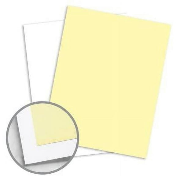 NCR Paper Brand Superior Multi-Colored Carbonless Paper - 8 1/2 x 11 in 20.5 lb Bond Precollated 2-Part RS Canary, White 500 per Ream