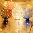 thumbnail image 4 of ziyahi LED Luminous Balloon Rose Flower Bouquet Ribbon Birthday Party Gift Wedding Decoration, Type 5, 4 of 7