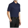 thumbnail image 4 of Yellow Rooster Men's Performance Fine Jacquard Polo True Navy 4XL, 4 of 6