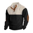 thumbnail image 2 of Men's Standing Collar Sweatshirt Is Outdoor Casual Sweaters Tops 3XL, 2 of 5