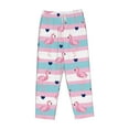 thumbnail image 4 of Xecao Flamingo1 Women's Straight Lounge Pajama Pants: The Epitome of Relaxed Sleepwear, 4 of 9