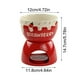 thumbnail image 3 of Juego de fondue de queso de cerámica | Horno para fundir chocolate y helado | Olla multifuncional para postres y estofados | Cerámica duradera | Ideal para amantes del chocolate y reuniones, 3 of 6