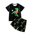 thumbnail image 2 of TBWNWG Boys Dinosaur Pajamas,Boys' Two Piece Sleepwear Top and Bottom Pajama Set Sizes 7-8 Years, 2 of 9