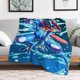 thumbnail image 5 of Manta Greninja de franela suave y acogedora para niños y niñas, mantas de vellón cálidas de lujo para sofá, cama, camping, viajes, 80 x 60 pulgadas, 5 of 8