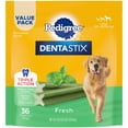 thumbnail image 2 of Pedigree Dentastix Fresh Flavor, Large Breed Dog Treats, 1.87 Lb. Bag, 2 of 11